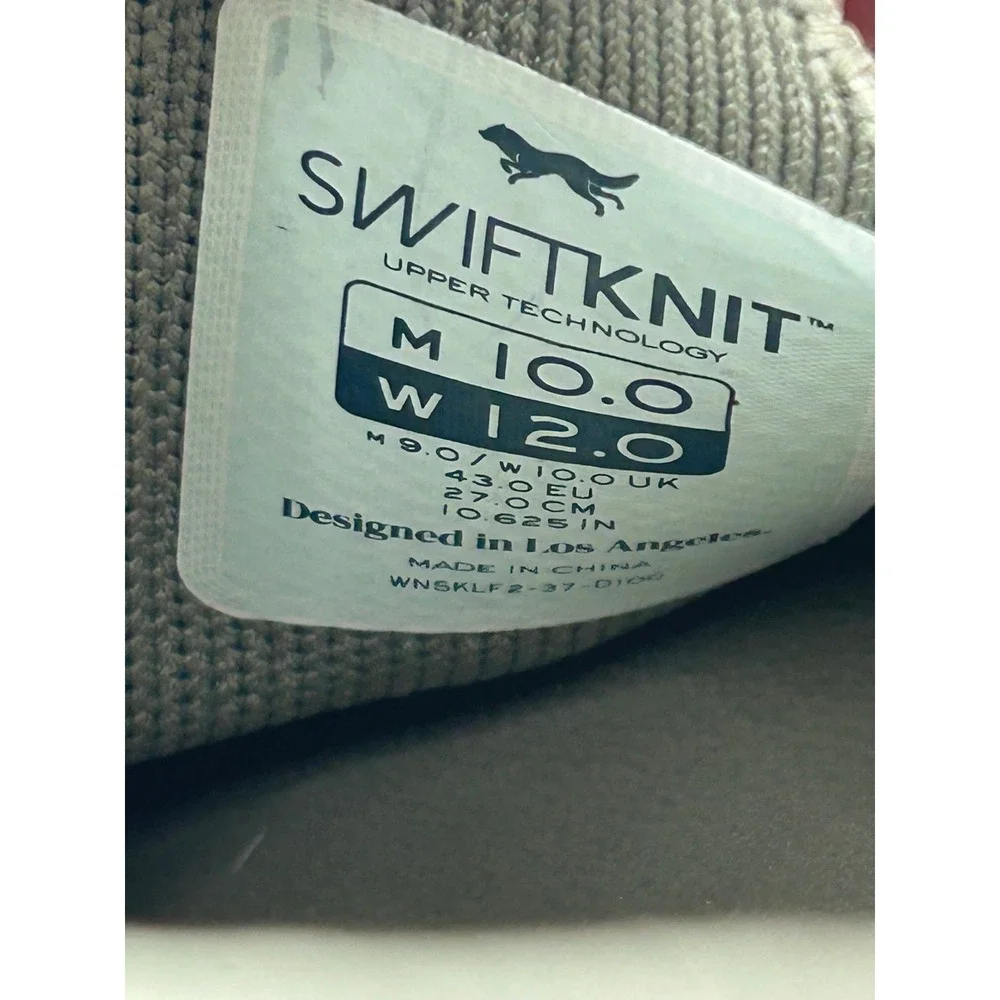 Wolf & Shepherd SwiftKnit‎ Loafers Mens 10 Taupe Knit Slip On WNSKLF2-37-D100